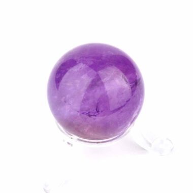 Maraba Amethyst Kugel transparent Ø 37 mm in traumhafter Farbe und bester Qualität Edelsteine Heilsteine bei Wunderstein24