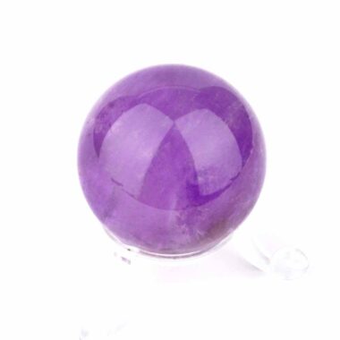 Maraba Amethyst Kugel transparent Ø 40 mm in traumhafter Farbe und bester Qualität Edelsteine Heilsteine bei Wunderstein24