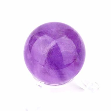 Maraba Amethyst Kugel transparent Ø 41 mm in traumhafter Farbe und bester Qualität Edelsteine Heilsteine bei Wunderstein24