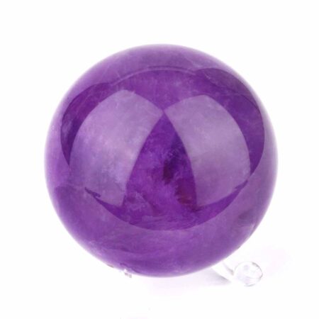 Maraba Amethyst Kugel transparent Ø 64 mm in traumhafter Farbe und bester Qualität Edelsteine Heilsteine bei Wunderstein24