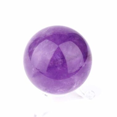 Maraba Amethyst Kugel transparent Ø 53 mm in traumhafter Farbe und bester Qualität Edelsteine Heilsteine bei Wunderstein24