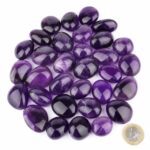 Amethyst Trommelsteine Ø ca. 25 – 35 mm aus Uruguay Edelsteine Heilsteine bei Wunderstein24