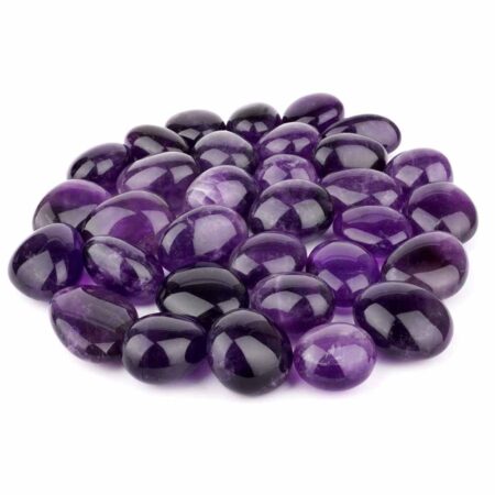 Amethyst Trommelsteine Ø ca. 25 – 35 mm aus Uruguay Edelsteine Heilsteine bei Wunderstein24