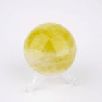 Natur Citrin | Lemontrin Kugel Ø ca. 52 mm in sehr guter Qualität und Farbe Edelsteine Heilsteine bei Wunderstein24