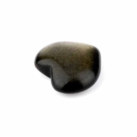 Goldobsidian Herz Ø ca. 26 mm aus Mexiko Edelsteine Heilsteine bei Wunderstein24