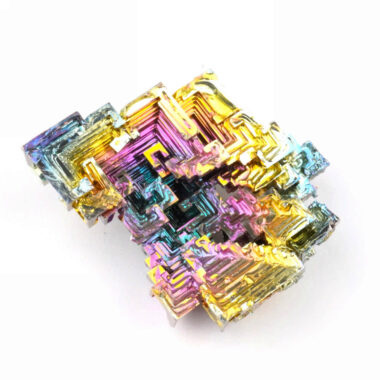 große Wismut (Bismuth) Kristall Stufe in einzigartiger Qualität und Farbe Edelsteine Heilsteine bei Wunderstein24