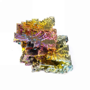 große Wismut (Bismuth) Kristall Stufe in einzigartiger Qualität und Farbe Edelsteine Heilsteine bei Wunderstein24