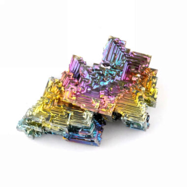 große Wismut (Bismuth) Kristall Stufe in einzigartiger Qualität und Farbe Edelsteine Heilsteine bei Wunderstein24