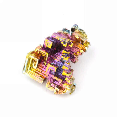 Wismut (Bismuth) Kristall Stufe in einzigartiger Qualität und Farbe Edelsteine Heilsteine bei Wunderstein24