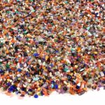 Bunter Trommelstein Sand | Mix Mischung aus aller Welt Ø ca. 1 – 4 mm Edelsteine Heilsteine bei Wunderstein24