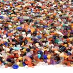 Bunter Trommelstein Sand | Mix Mischung aus aller Welt Ø ca. 1 – 4 mm Edelsteine Heilsteine bei Wunderstein24