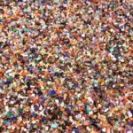 Bunter Trommelstein Sand | Mix Mischung aus aller Welt Ø ca. 1 – 4 mm Edelsteine Heilsteine bei Wunderstein24