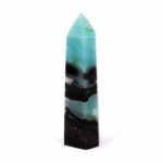 Amazonit Spitze Höhe 76 mm aus Madagaskar in sehr schöner Farbe Edelsteine Heilsteine bei Wunderstein24