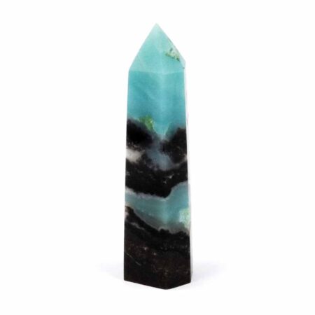 Amazonit Spitze Höhe 82 mm aus Madagaskar in sehr schöner Farbe Edelsteine Heilsteine bei Wunderstein24
