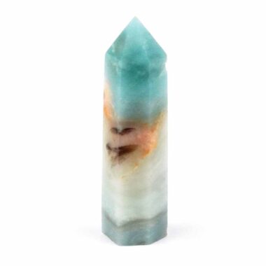 Amazonit Spitze Höhe 81 mm aus Madagaskar in sehr schöner Farbe Edelsteine Heilsteine bei Wunderstein24