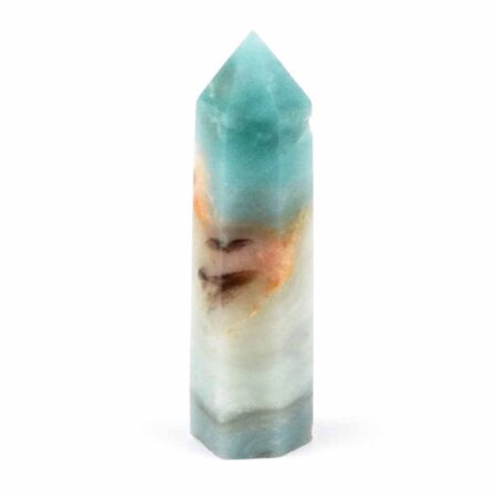 Amazonit Spitze Höhe 81 mm aus Madagaskar in sehr schöner Farbe Edelsteine Heilsteine bei Wunderstein24
