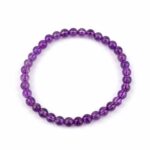Amethyst Ø 4,5 mm Kinder Kugel Edelstein Armband flexibel und dehnbar Edelsteine Heilsteine bei Wunderstein24