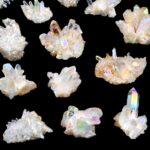 Aqua Angel Aura Bergkristall Stufen transparent aus Brasilien Edelsteine Heilsteine bei Wunderstein24