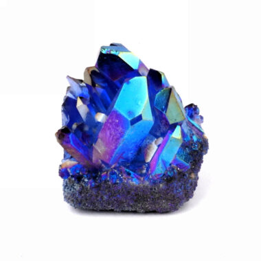 Aqua Angel Aura Bergkristall Stufe blau aus Brasilien Edelsteine Heilsteine bei Wunderstein24