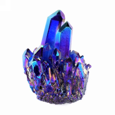 Aqua Angel Aura Bergkristall Stufe blau aus Brasilien Edelsteine Heilsteine bei Wunderstein24