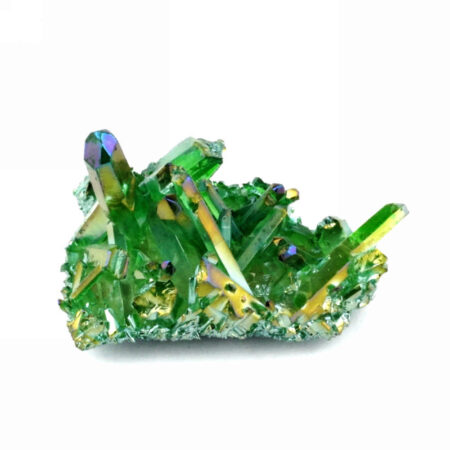 Aqua Angel Aura Bergkristall Stufe grün aus Brasilien Edelsteine Heilsteine bei Wunderstein24