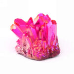 Aqua Angel Aura Bergkristall Stufe pink | rosa aus Brasilien Edelsteine Heilsteine bei Wunderstein24
