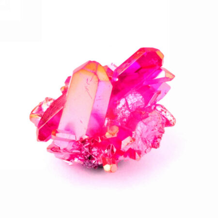 Aqua Angel Aura Bergkristall Stufe pink | rosa aus Brasilien Edelsteine Heilsteine bei Wunderstein24