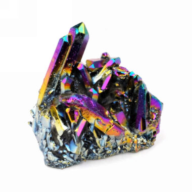 Aqua Angel Aura Bergkristall Stufe rainbow aus Brasilien Edelsteine Heilsteine bei Wunderstein24