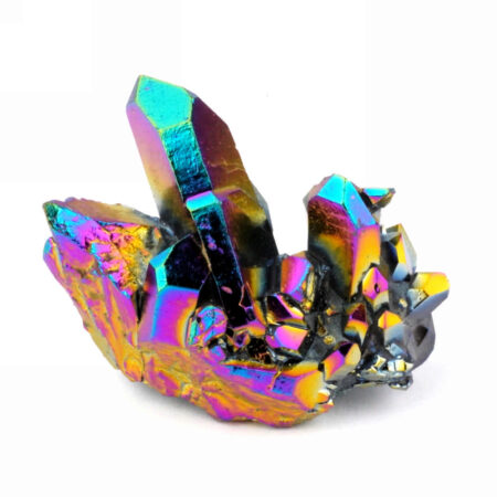 Aqua Angel Aura Bergkristall Stufe rainbow aus Brasilien Edelsteine Heilsteine bei Wunderstein24