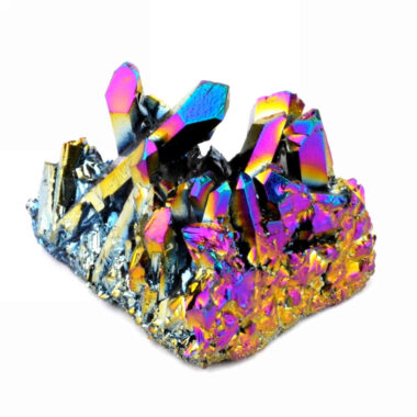 Aqua Angel Aura Bergkristall Stufe rainbow aus Brasilien Edelsteine Heilsteine bei Wunderstein24