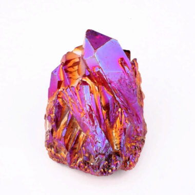 Aqua Angel Aura Bergkristall Stufe rot aus Brasilien Edelsteine Heilsteine bei Wunderstein24