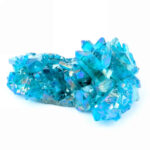 Aqua Angel Aura Bergkristall Stufe türkis aus Brasilien Edelsteine Heilsteine bei Wunderstein24
