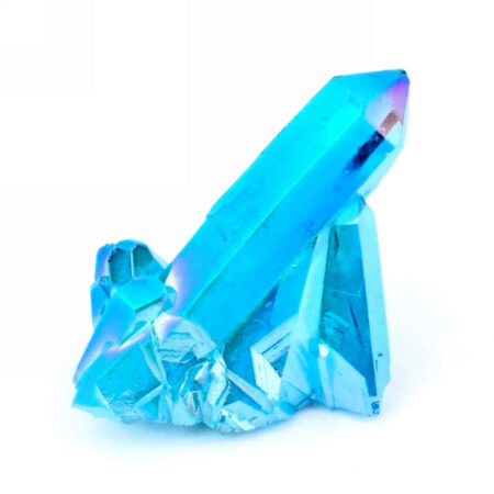 Aqua Angel Aura Bergkristall Stufe türkis aus Brasilien Edelsteine Heilsteine bei Wunderstein24