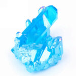 Aqua Angel Aura Bergkristall Stufe türkis aus Brasilien Edelsteine Heilsteine bei Wunderstein24