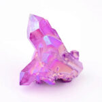 Aqua Angel Aura Bergkristall Stufe lila | violett aus Brasilien Edelsteine Heilsteine bei Wunderstein24