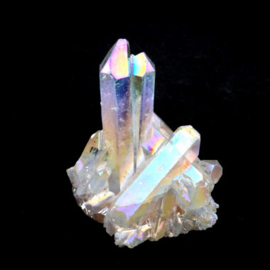 Aqua Angel Aura Bergkristall Stufe transparent aus Brasilien Edelsteine Heilsteine bei Wunderstein24