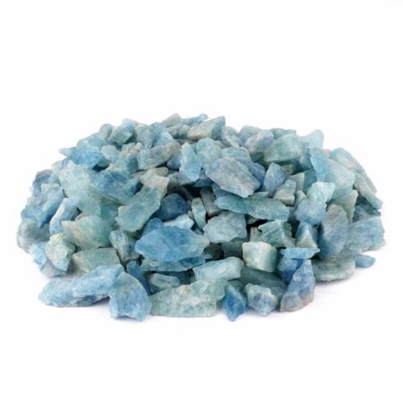 Aquamarin | Beryll Rohsteine blau Ø ca. 10 – 30 mm Edelsteine Heilsteine bei Wunderstein24