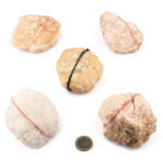 Bergkristall Natur Drusen-Paar Nussgeode Ø 35 – 65 mm Edelsteine Heilsteine bei Wunderstein24