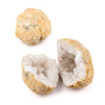 Bergkristall Natur Drusen-Paare | Nussgeoden Ø 45 – 55 mm Edelsteine Heilsteine bei Wunderstein24
