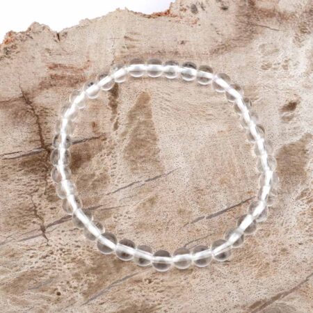 Bergkristall Ø 4,5 mm Kinder Kugel Edelstein Armband flexibel und dehnbar Edelsteine Heilsteine bei Wunderstein24