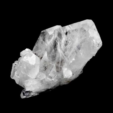 Bergkristall Stufe transparent und glasklar aus Brasilien Edelsteine Heilsteine bei Wunderstein24