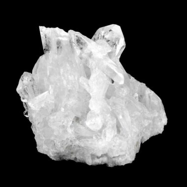 Bergkristall Stufe transparent und glasklar aus Brasilien Edelsteine Heilsteine bei Wunderstein24