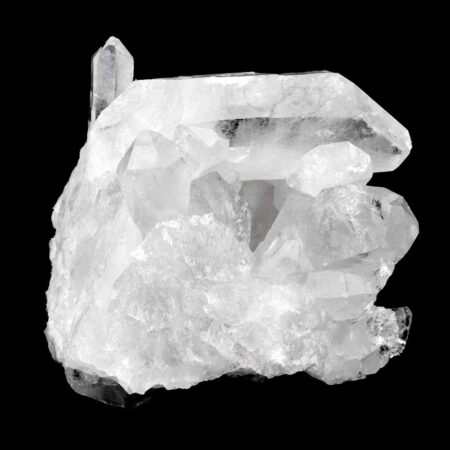 große Bergkristall Stufe transparent und glasklar aus Brasilien Edelsteine Heilsteine bei Wunderstein24