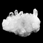 große Bergkristall Stufe transparent und glasklar aus Brasilien Edelsteine Heilsteine bei Wunderstein24