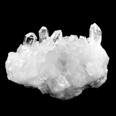 große Bergkristall Stufe transparent und glasklar aus Brasilien Edelsteine Heilsteine bei Wunderstein24