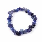 Aventurin blau | Blauquarz Kinder Edelstein Armband flexibel und dehnbar Edelsteine Heilsteine bei Wunderstein24
