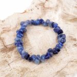 Aventurin blau | Blauquarz Kinder Edelstein Armband flexibel und dehnbar Edelsteine Heilsteine bei Wunderstein24