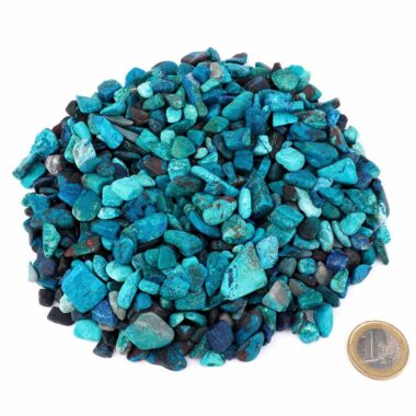 kleine Chrysokoll Trommelsteine Ø ca. 8 – 20 mm Edelsteine Heilsteine bei Wunderstein24
