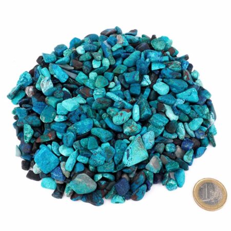 kleine Chrysokoll Trommelsteine Ø ca. 8 – 20 mm Edelsteine Heilsteine bei Wunderstein24
