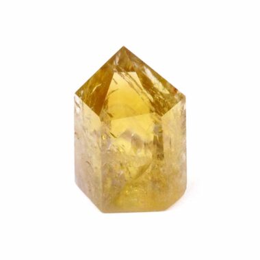 Citrin Natur Spitze Höhe 42 mm transparent aus Brasilien in bester Farbe Edelsteine Heilsteine bei Wunderstein24